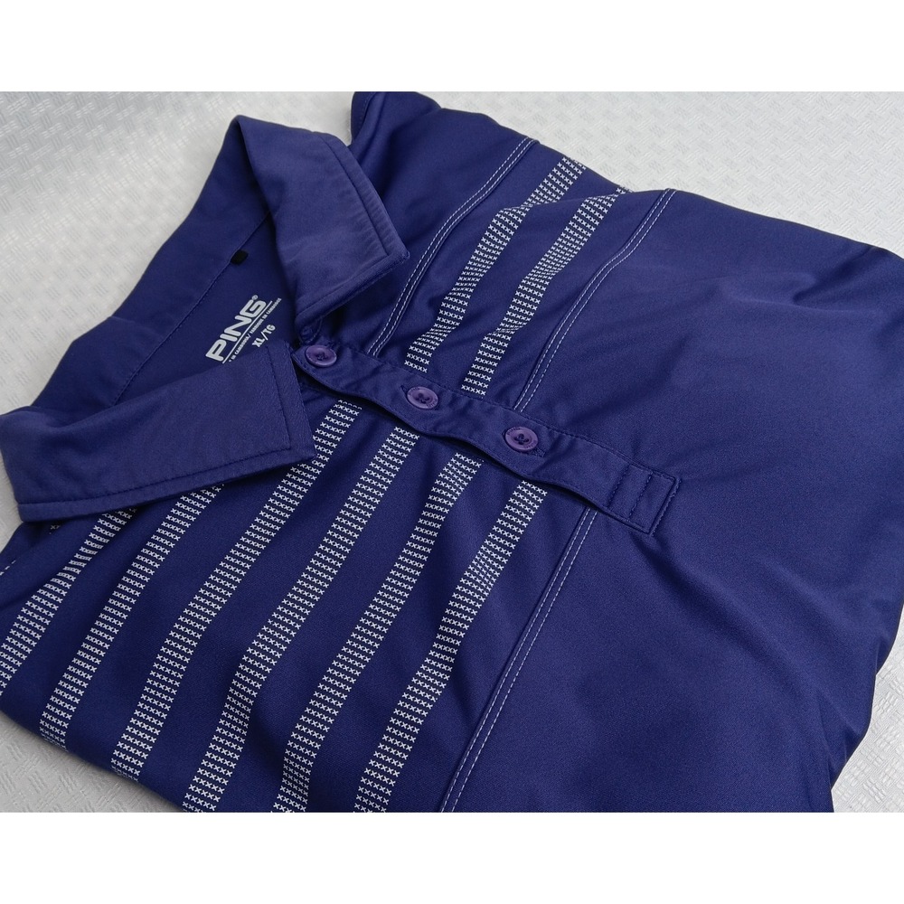 PING Sensor Cool Men's Size XL Golf Polo Dark Purple